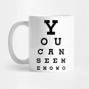 Eye Chart Mug